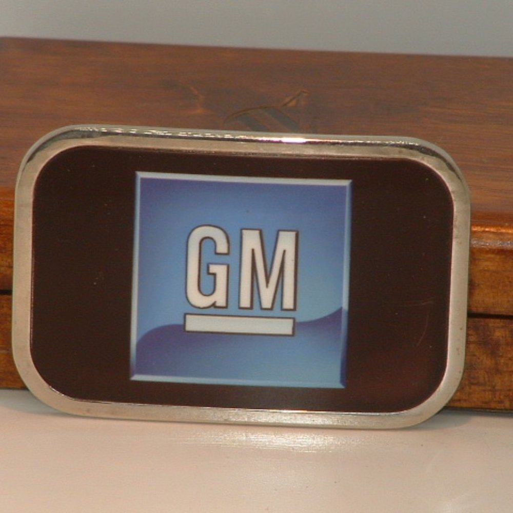 Buckle Down GM Silver Tone Belt Buckle